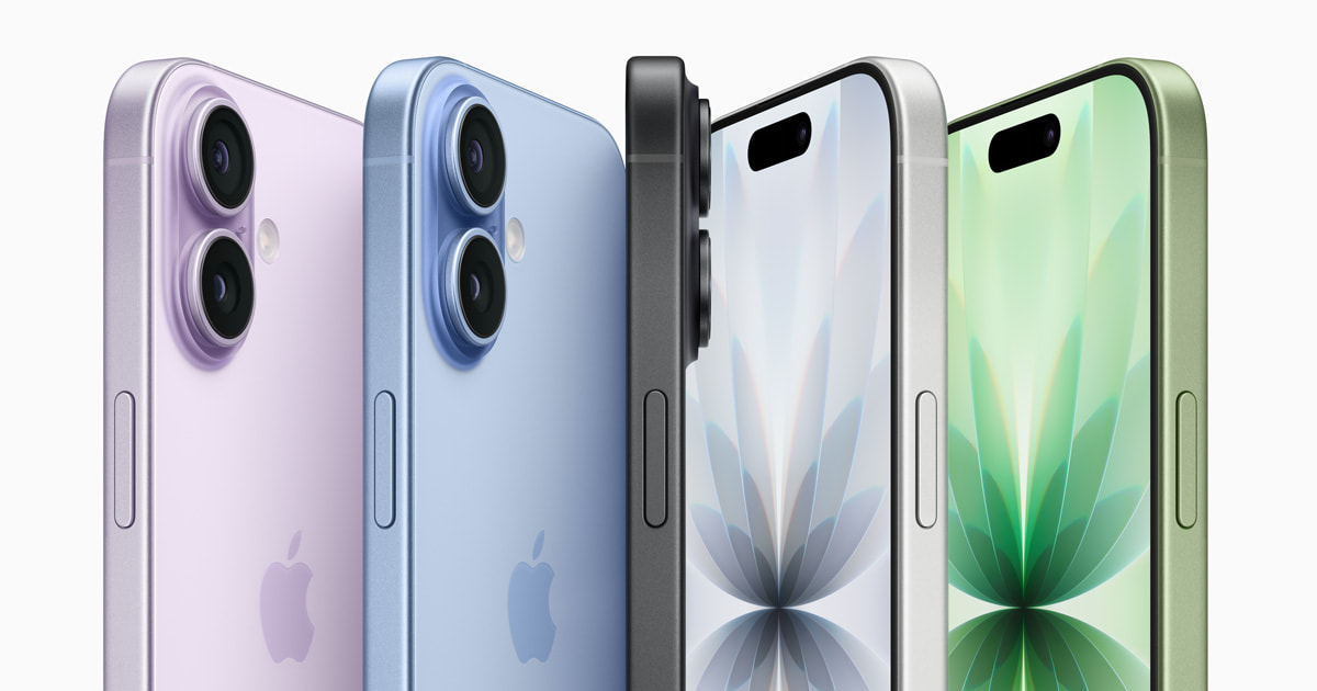 iPhone 17 — official Apple announcement image